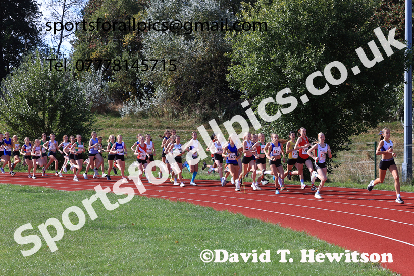 Girls Under-16s, 2026 Northern Mens 6 and Womens 4 Stage and Youngsters Relays, Silksworth, Sunderland. Photo: David T. Hewitson/Sports for All Pics